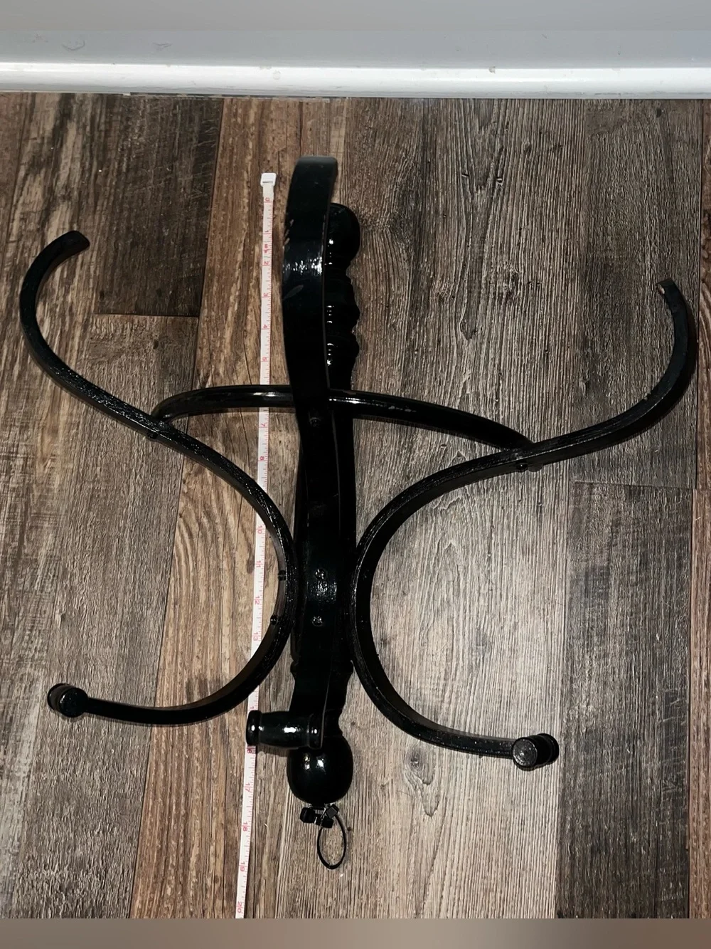 Vintage Thonet Style Bentwood Wall Mount Victorian Coat Hat Hanger Holder Rack